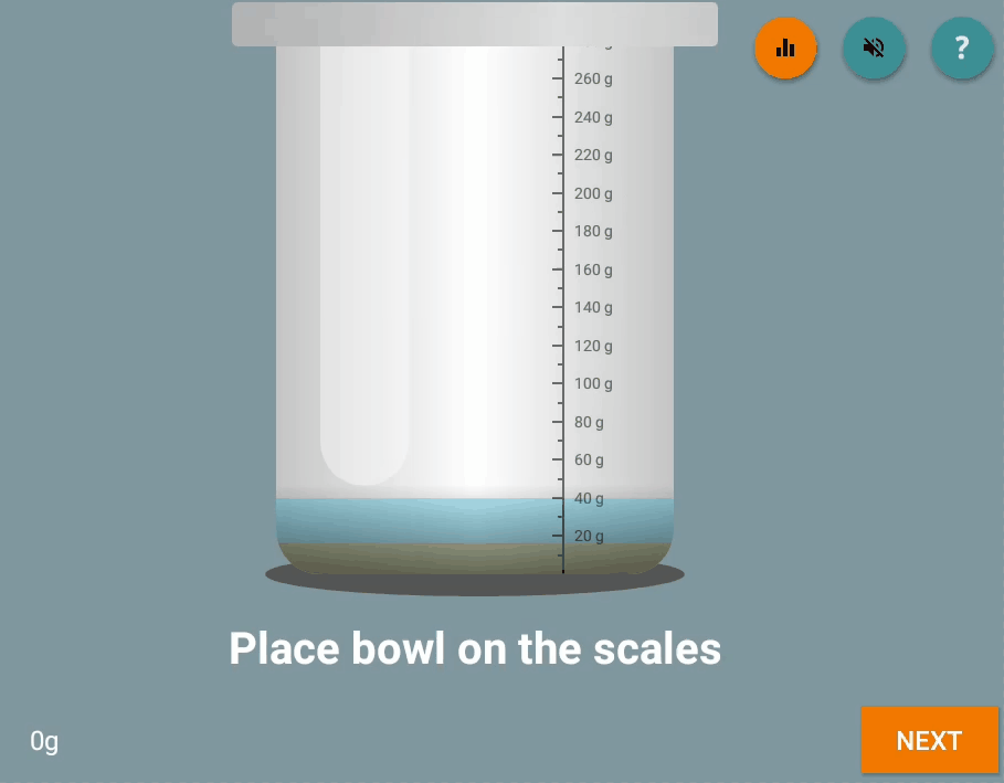 Animated gif of the scales in action